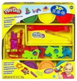 Image showing the Play-Doh Fun Factory playset by Hasbro in its package