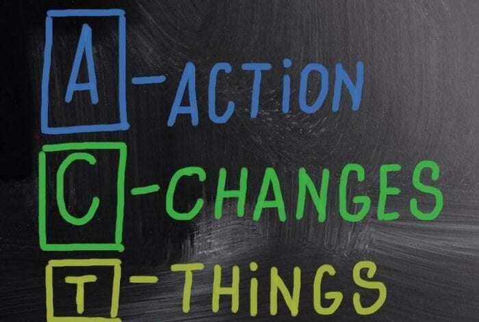 Graphical image of a chalkboard with the words "Action Changes Things" written on it in blue, green and yellow chalk. Graphical image of a chalkboard with the words "Action Changes Things" written on it in blue, green and yellow chalk.