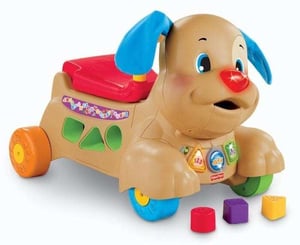 Image of the Laugh and Learn Stride-to-Ride Puppy by Fisher-Price