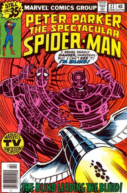 Cover of the Spectacular Spider Man #27 comic book Cover of the Spectacular Spider Man #27 comic book