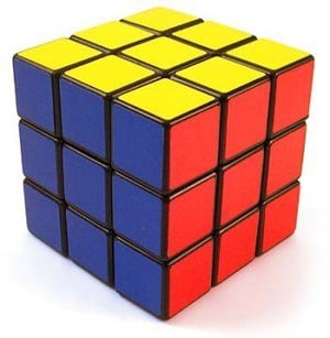 Image showing a completed Rubik's Cube